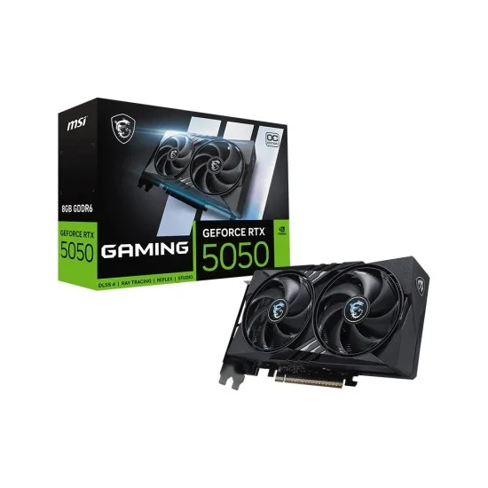 MSI GeForce RTX 5050 8G SHADOW 2X OC 8GB GDDR6 Graphics Card