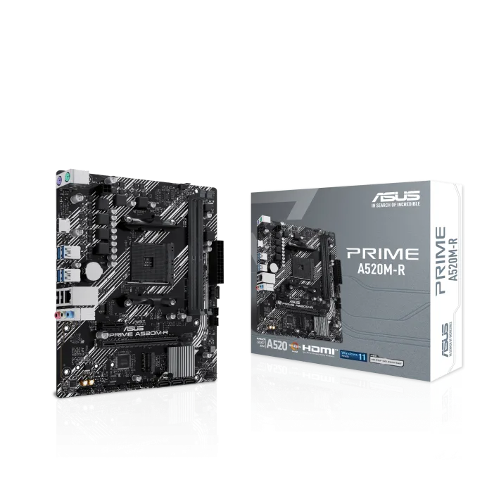 ASUS PRIME A520M-R AMD AM4 micro-ATX Motherboard