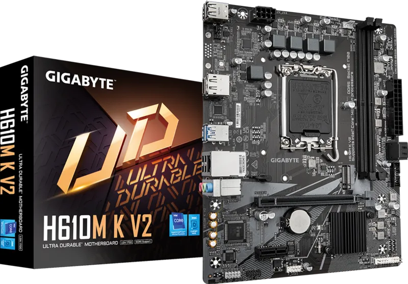 GIGABYTE H610M K DDR5 Micro ATX Motherboard