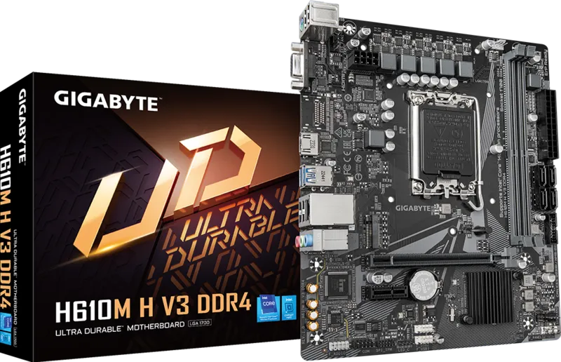 GIGABYTE H610M H V3 DDR4 Micro ATX Motherboard