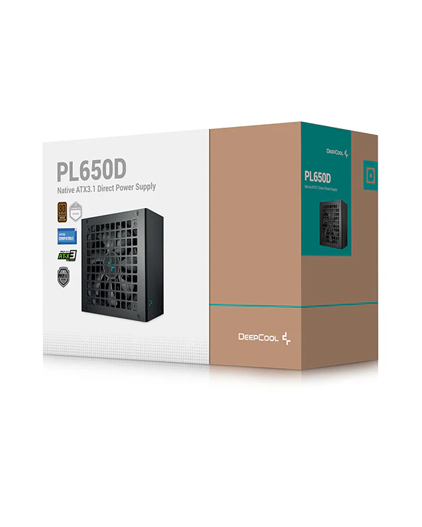 DeepCool PL650D 80 PLUS Bronze Non-Modular Power Supply