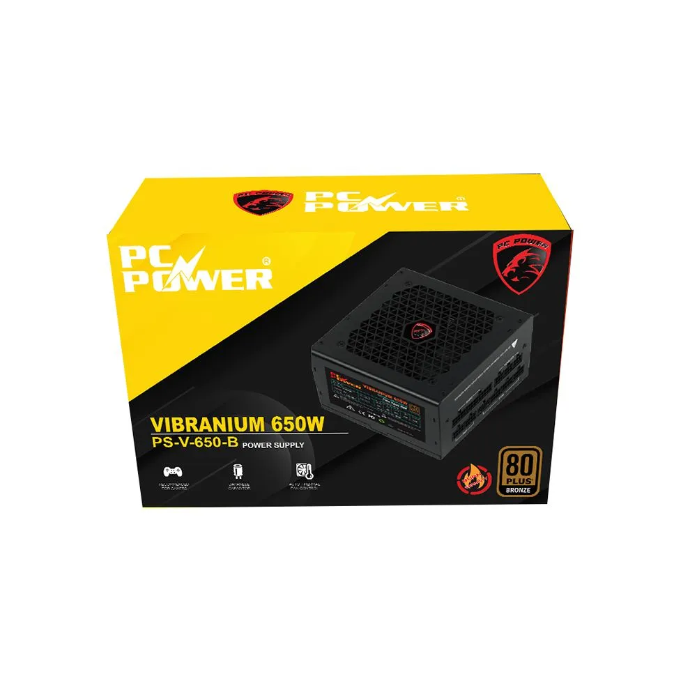 PC Power Vibranium 650W 80+ Bronze Power Supply