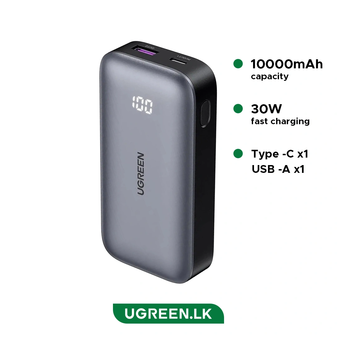 UGREEN PB502 (25185) 30W 10000mAh Fast Charging Power Bank