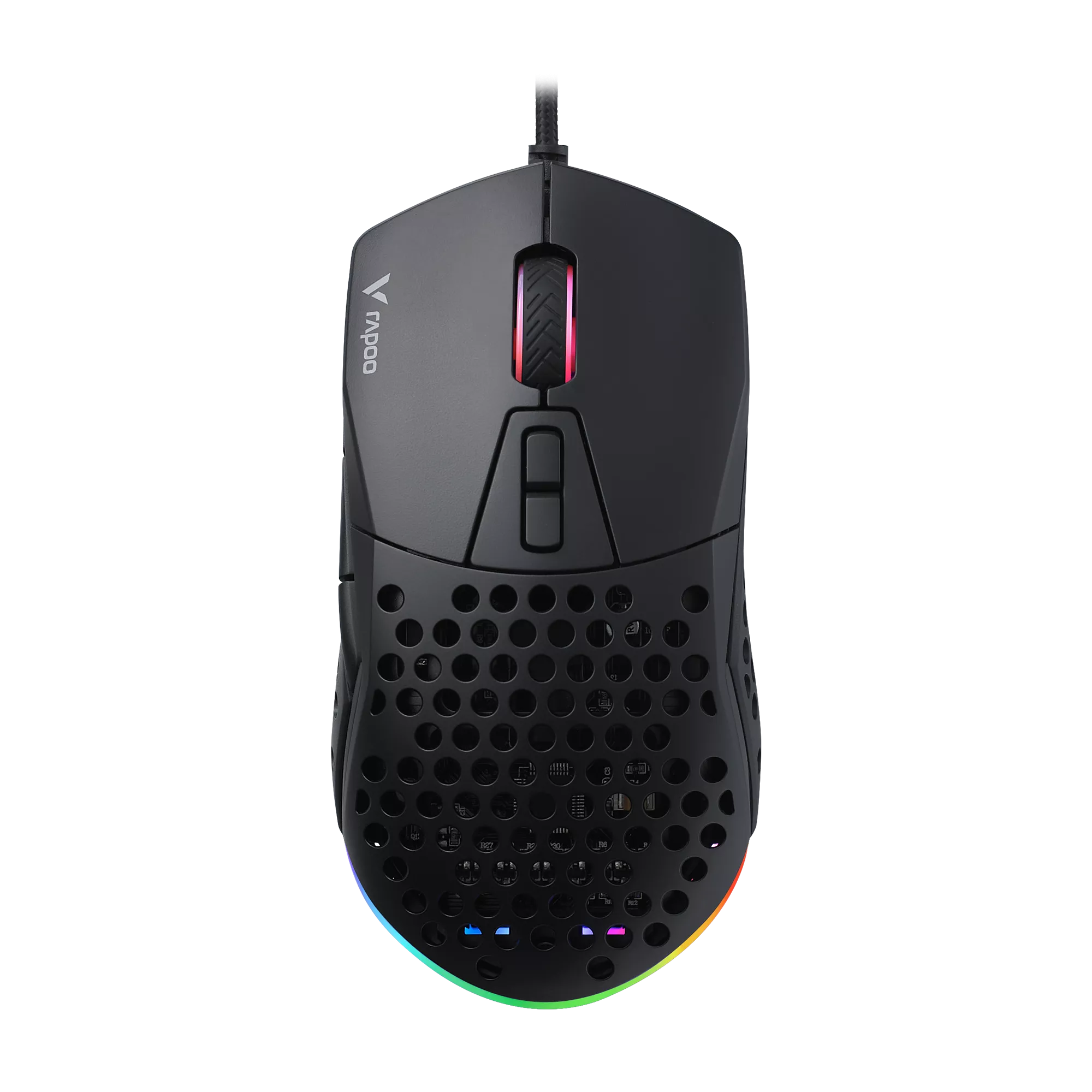 Rapoo V360 USB RGB Backlit Gaming Mouse Black