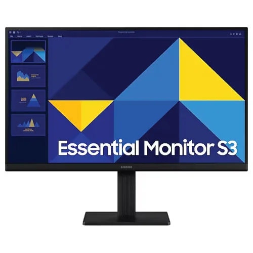 Samsung LS24D300GAW 24 Inch FHD (1920×1080) IPS Black Monitor